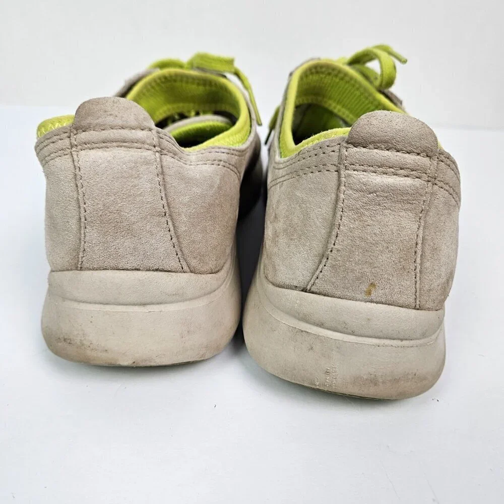 Dansko Elise Tan Perforated Suede Sneaker Walking Shoe EU 38/US 7.5-8